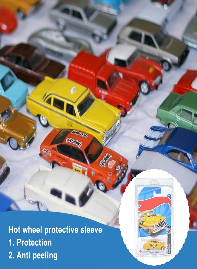 YEXEXINM 24Pcs Clear Protector Cases Model Car Clamshell Cases Display Case Clear Protective Packs Car Blister Pack Covers Compatible with Hot-Wheels for Storage, 7.5 x 5 x 2 Inch - Image 4